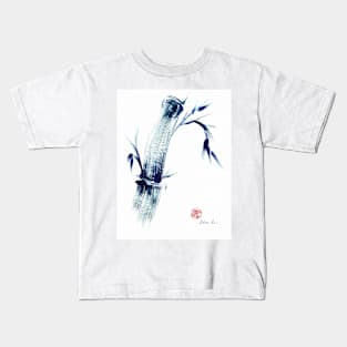 MEDITATE - Zen wash painting Kids T-Shirt